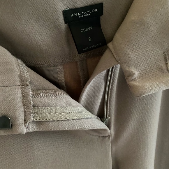 Ann Taylor Curvy Fit Pant- Mauve Color, Worn Once - Picture 4 of 4